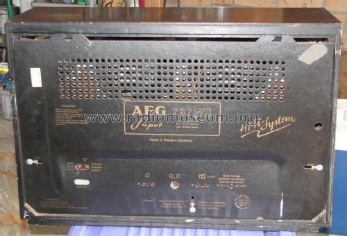 Super - Hi-Fi System 287 WD; AEG Radios Allg. (ID = 1759718) Radio