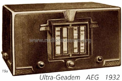 Ultra-Geadem G; AEG Radios Allg. (ID = 29) Radio
