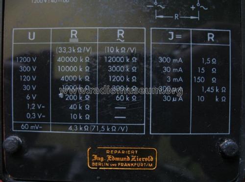 Universalmesser UM; AEG Radios Allg. (ID = 1237710) Equipment