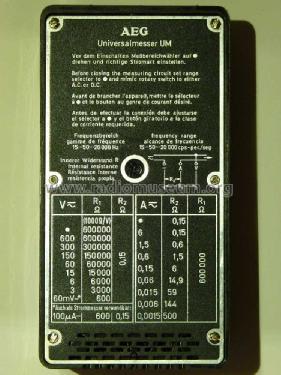 Universalmesser UM; AEG Radios Allg. (ID = 2575243) Equipment