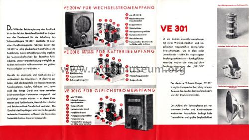 VE301B; AEG Radios Allg. (ID = 3055032) Radio