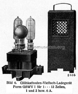 Vielfach-Ladegerät GBWV I ; AEG Radios Allg. (ID = 818720) Power-S