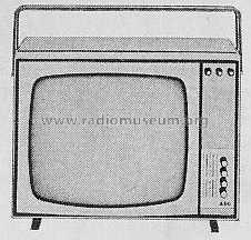 Visavox 1050P; AEG Radios Allg. (ID = 290722) Television