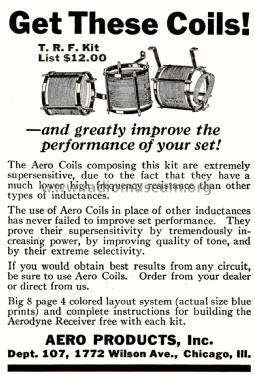 Aerodyne Receiver ; Aero Products Inc.; (ID = 1900305) Kit
