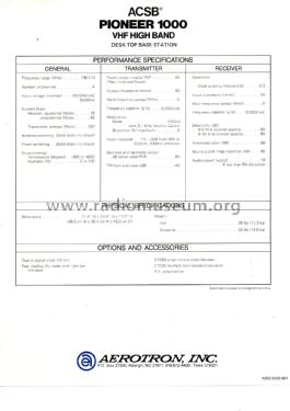 Desk-Top VHF Base Station STI Pioneer 1000 VHF ACSB; Aeronautical (ID = 3039171) Commercial TRX