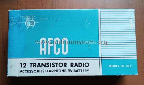 12 Transistor FR-121; Afco Electronics, (ID = 2892977) Radio