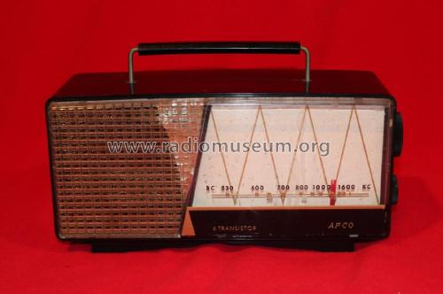 6 Transistor large Radio Afco Electronics, Oakland, CA, build 1963