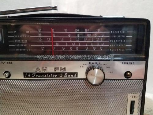 AM/FM 14 Transistor 5 Band High-Fidelity ; Afco Electronics, (ID = 2372874) Radio