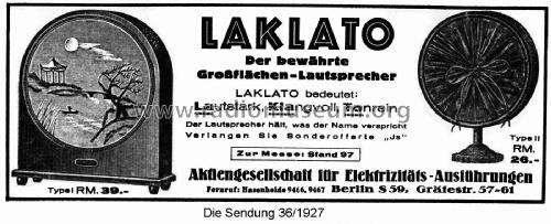 LAKLATO Type II; AG für (ID = 2782227) Altavoz-Au
