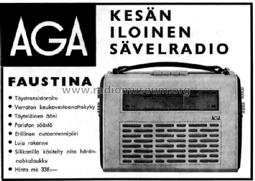 Faustina 3140 AB; Aga, Helsinki - see (ID = 1067322) Radio