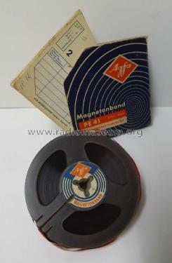 Magnettonband - Tonbandspule - Leerspule, Magnetic Recording Tape - Empty Reel ; AGFA, Leverkusen (ID = 1773582) Altri tipi