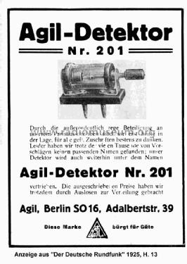 Aufsteck-Detektor 201; Agil, Technische (ID = 1308738) Radio part