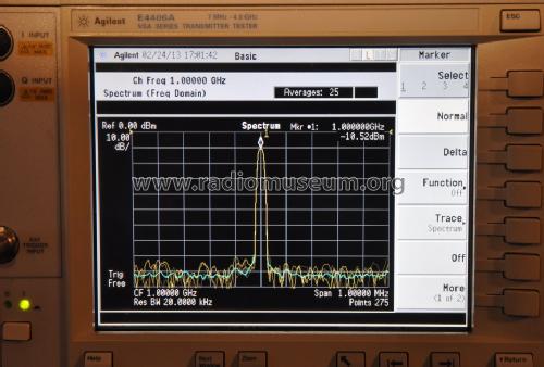 VSA Transmitter Tester E4406A; Agilent Technologies (ID = 1403960) Ausrüstung