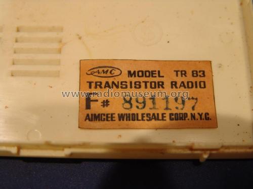 AMC 8 Transistor TR83; Aimcee Wholesale (ID = 2282260) Radio