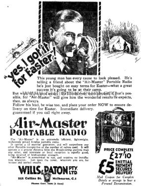 Air-Master Portable ; Air-Master, (ID = 2523237) Radio