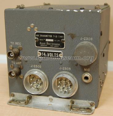 VHF Transmitter T-21 ; Aircraft Radio (ID = 2603136) Mil Tr