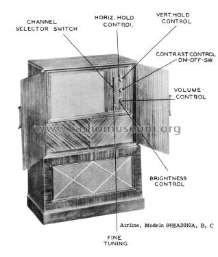 84HA3010A ; Montgomery Ward & Co (ID = 1757065) Television