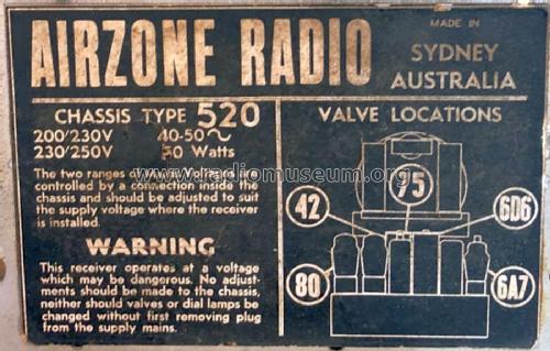 5055 Ch= 520C; Airzone 1931 Ltd.; (ID = 2948103) Radio