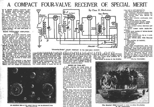 Browning-Drake receiver utilising Airzone Browning-Drake coils ; Airzone 1931 Ltd.; (ID = 3025789) Kit