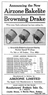 Browning-Drake receiver utilising Airzone Browning-Drake coils ; Airzone 1931 Ltd.; (ID = 3025790) Kit