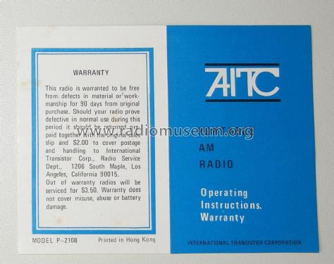 P2108; AITC International (ID = 2609053) Radio