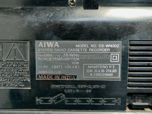 3 Band Stereo Radio Cassette Recorder CS-WN20Z; Aiwa Co. Ltd.; Tokyo (ID = 3097273) Radio