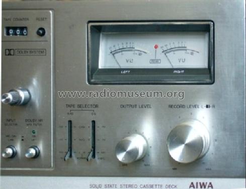 Stereo Cassette Deck AD-6300; Aiwa Co. Ltd.; Tokyo (ID = 1196983) R-Player