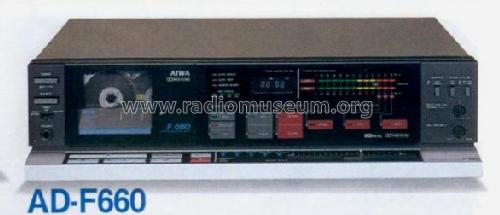 Stereo Cassette Deck AD-F660; Aiwa Co. Ltd.; Tokyo (ID = 571410) R-Player