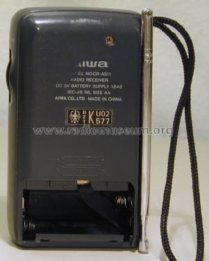 AM / FM Receiver CR-AS11; Aiwa Co. Ltd.; Tokyo (ID = 1458551) Radio