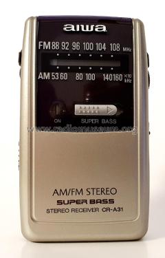 AM/FM Stereo Receiver CR-A31; Aiwa Co. Ltd.; Tokyo (ID = 3017636) Radio