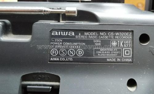 Stereo Radio Cassette Recorder CS-W320EZ; Aiwa Co. Ltd.; Tokyo (ID = 2887980) R-Player