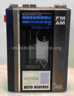 FM/AM Stereo Radio Cassette Recorder HS-J400; Aiwa Co. Ltd.; Tokyo (ID = 2987609) Radio