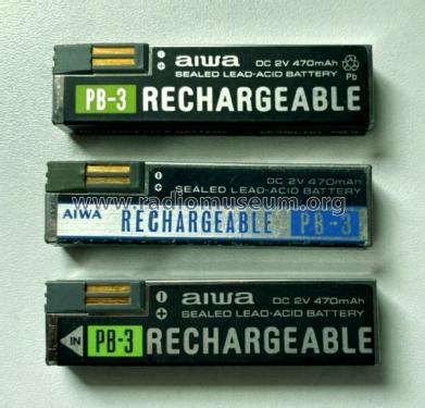 Rechargeable - Sealed Lead-Acid Battery PB-3; Aiwa Co. Ltd.; Tokyo (ID = 2762375) Power-S