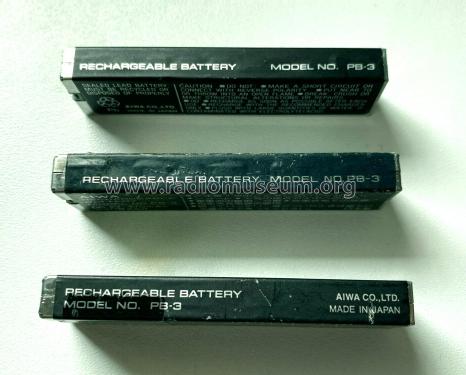 Rechargeable - Sealed Lead-Acid Battery PB-3; Aiwa Co. Ltd.; Tokyo (ID = 2762378) Power-S