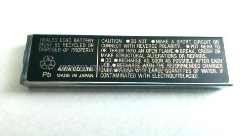 Sealed Lead-Acid Battery PB-S5 A 2 V / 300 mAh.; Aiwa Co. Ltd.; Tokyo (ID = 2759755) Aliment.