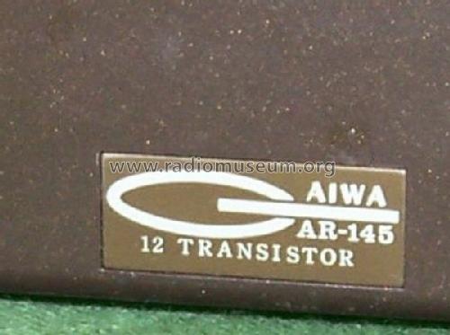 Solid State 12 Transistor Radio AR-145; Aiwa Co. Ltd.; Tokyo (ID = 1624455) Radio