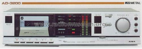 Stereo Cassette Deck AD-3200; Aiwa Co. Ltd.; Tokyo (ID = 668618) R-Player