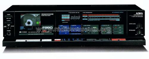 Stereo Cassette Deck AD-F990B; Aiwa Co. Ltd.; Tokyo (ID = 1858289) R-Player