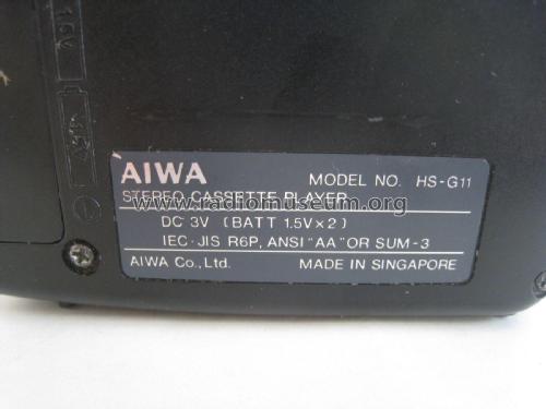 Stereo Cassette Player HS-G11; Aiwa Co. Ltd.; Tokyo (ID = 2035026) Ton-Bild