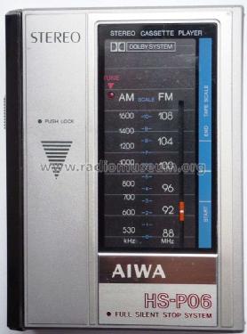 Stereo Cassette Player HS-P06; Aiwa Co. Ltd.; Tokyo (ID = 2110841) Radio