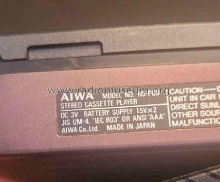 Stereo Cassette Player HS-P06; Aiwa Co. Ltd.; Tokyo (ID = 2987368) Radio