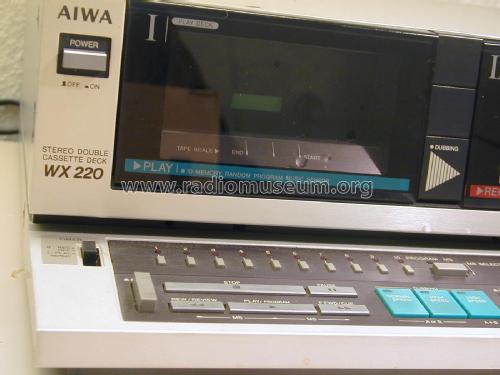 Stereo Double Cassette Deck AD-WX220; Aiwa Co. Ltd.; Tokyo (ID = 2052010) R-Player