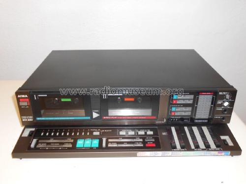 Stereo Double Cassette Deck AD-WX220; Aiwa Co. Ltd.; Tokyo (ID = 2274600) R-Player