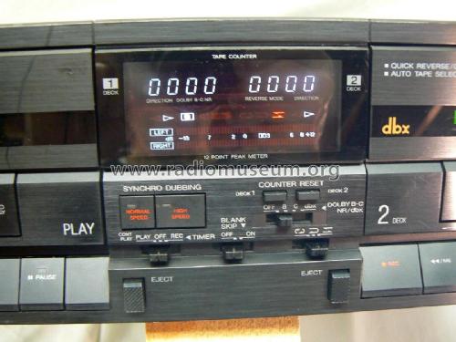 Stereo Double Cassette Deck AD-WX808; Aiwa Co. Ltd.; Tokyo (ID = 2975606) R-Player