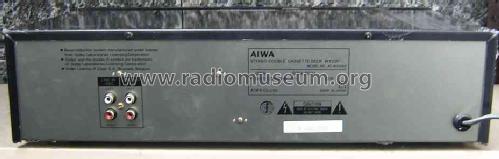 Stereo Double Cassette Deck AD-WX200 Z; Aiwa Co. Ltd.; Tokyo (ID = 587940) R-Player