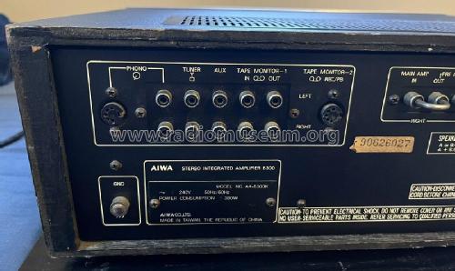 Stereo Integrated Amplifier AA-8300K; Aiwa Co. Ltd.; Tokyo (ID = 3015624) Verst/Mix