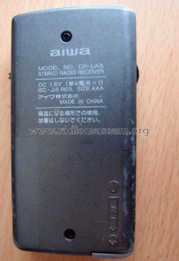 Super Bass AM FM Stereo CR-LA5; Aiwa Co. Ltd.; Tokyo (ID = 1810277) Radio