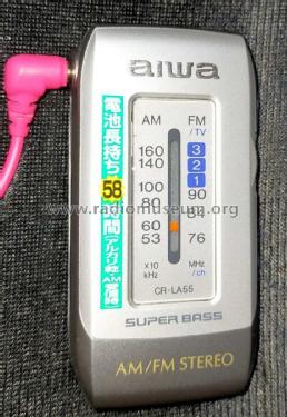 Super Bass AM/FM Stereo CR-LA55; Aiwa Co. Ltd.; Tokyo (ID = 2772286) Radio