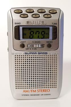 Super Bass AM/FM Stereo Receiver CR-DS505; Aiwa Co. Ltd.; Tokyo (ID = 3017645) Radio