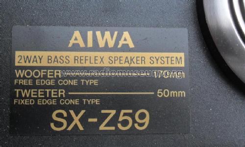 SX-Z59; Aiwa Co. Ltd.; Tokyo (ID = 2061023) Lautspr.-K